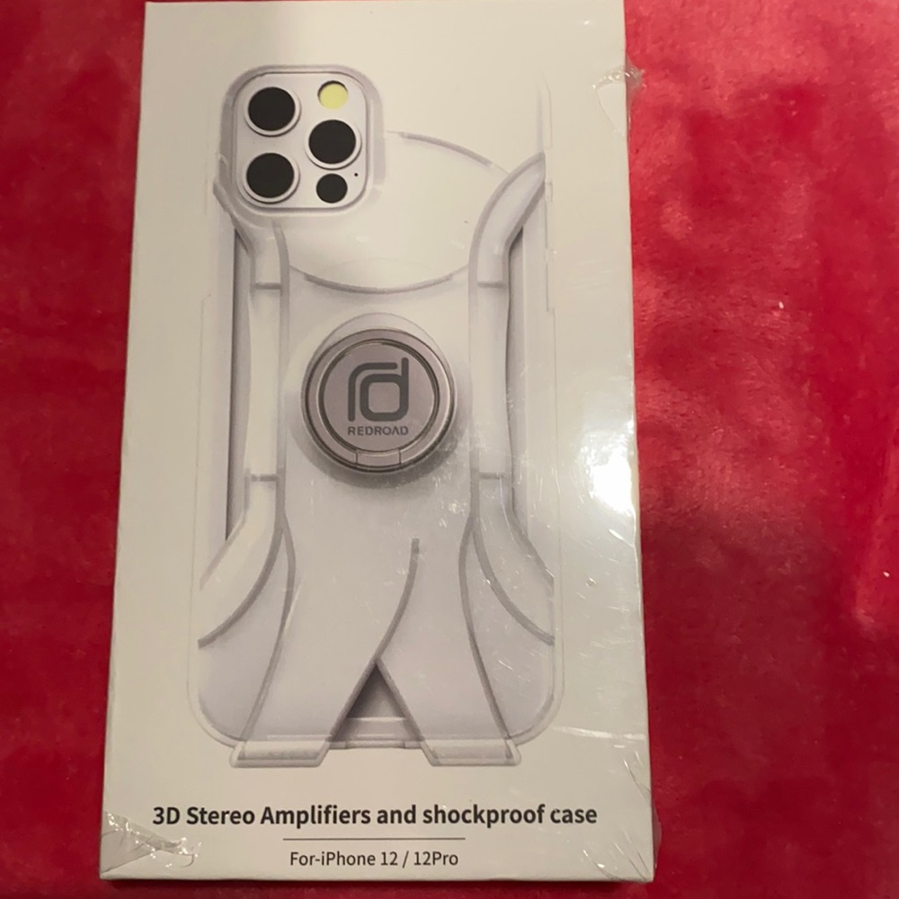 Redroad Shockproof for iPhone 12 Pro Case - 3D Protection Stereo Amplifi…